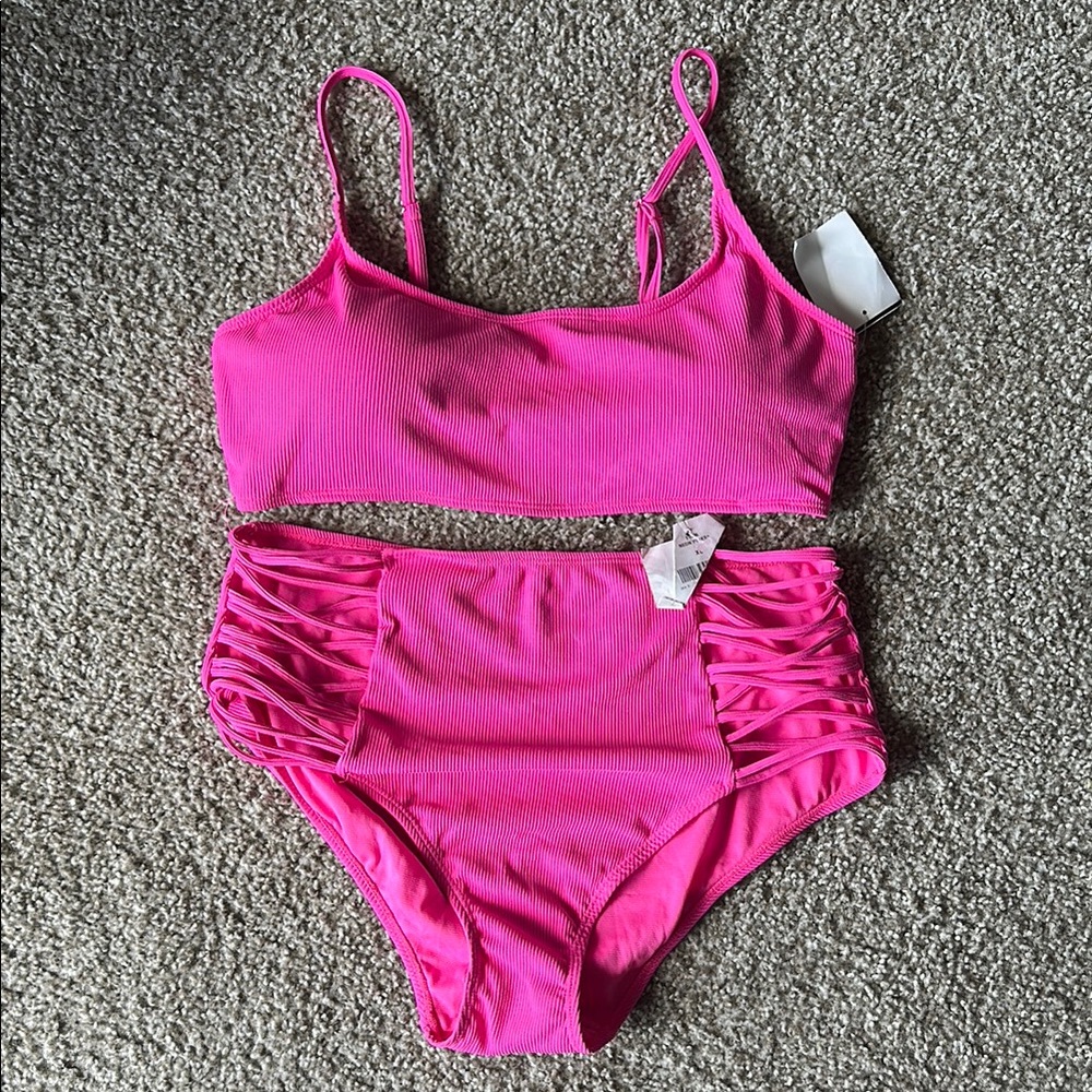 Vibrant Pink Bikini Set